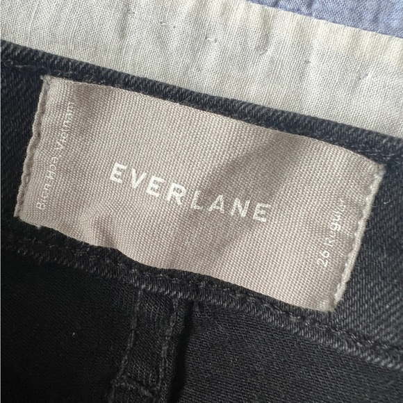 Everlane Womens Black High Rise Cotton Emo Punk Casual Skinny Jeans 26 Regular - Picture 4 of 12